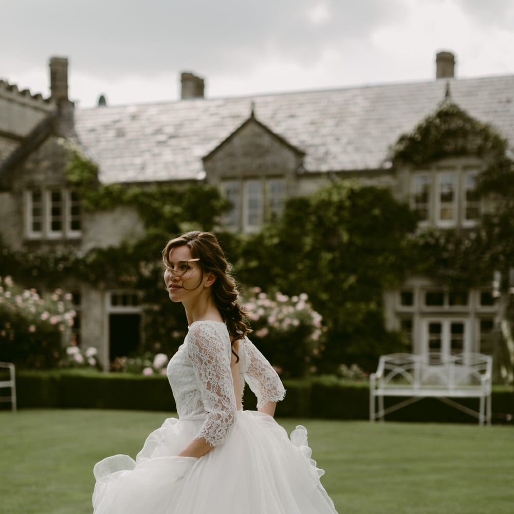 The Enchanted April Bridal Collection For 2019 From Naomi Neoh The Lost Orangery From Unique Home Stays Images Adam And Grace Photographers And Sophia Veres