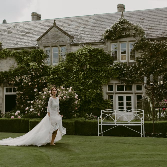 The Enchanted April Bridal Collection For 2019 From Naomi Neoh The Lost Orangery From Unique Home Stays Images Adam And Grace Photographers And Sophia Veres