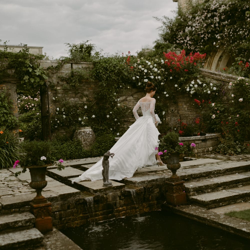 The Enchanted April Bridal Collection For 2019 From Naomi Neoh The Lost Orangery From Unique Home Stays Images Adam And Grace Photographers And Sophia Veres