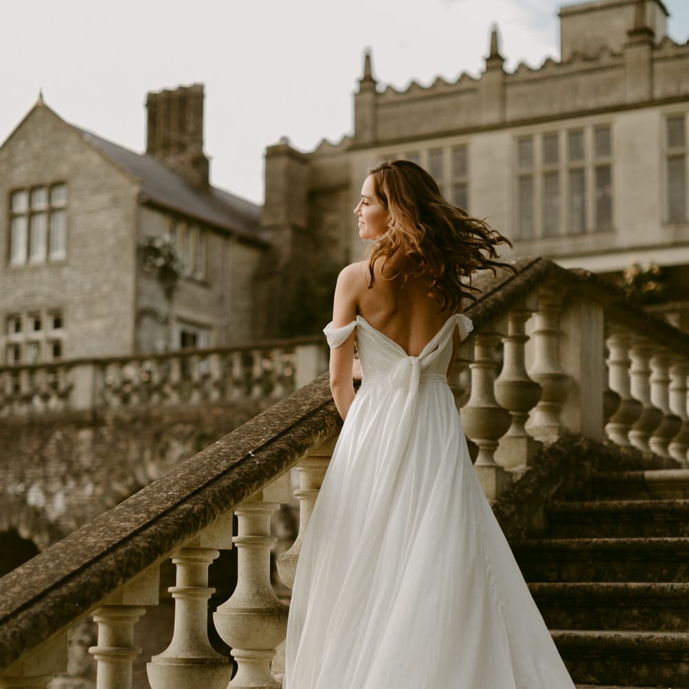 The Enchanted April Bridal Collection For 2019 From Naomi Neoh The Lost Orangery From Unique Home Stays Images Adam And Grace Photographers And Sophia Veres