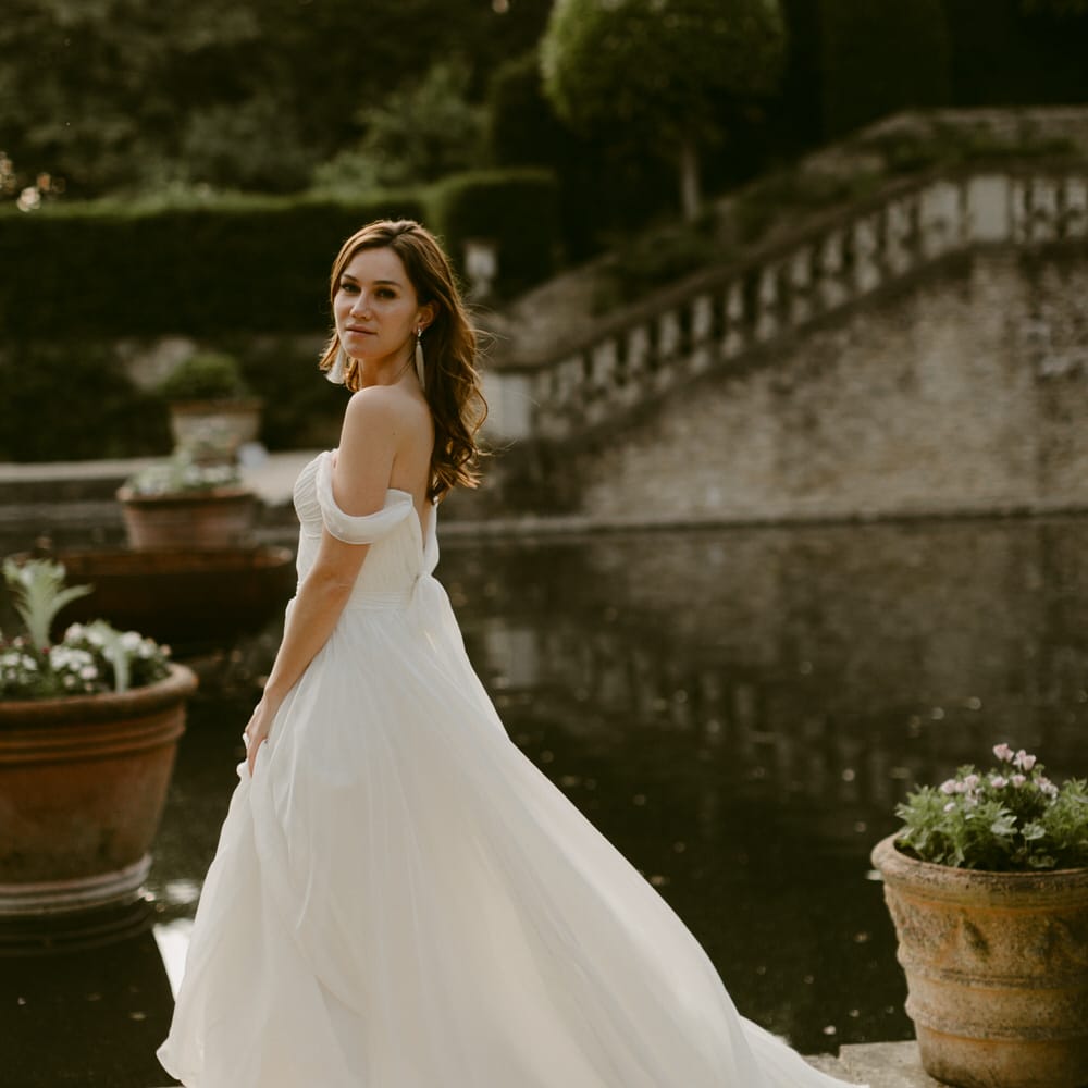 The Enchanted April Bridal Collection For 2019 From Naomi Neoh The Lost Orangery From Unique Home Stays Images Adam And Grace Photographers And Sophia Veres