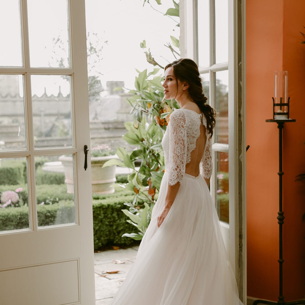 The Enchanted April Bridal Collection For 2019 From Naomi Neoh The Lost Orangery From Unique Home Stays Images Adam And Grace Photographers And Sophia Veres