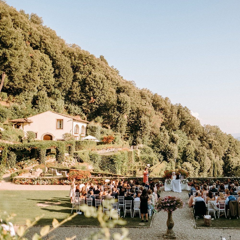Stunning views for wedding ceremony in Florence