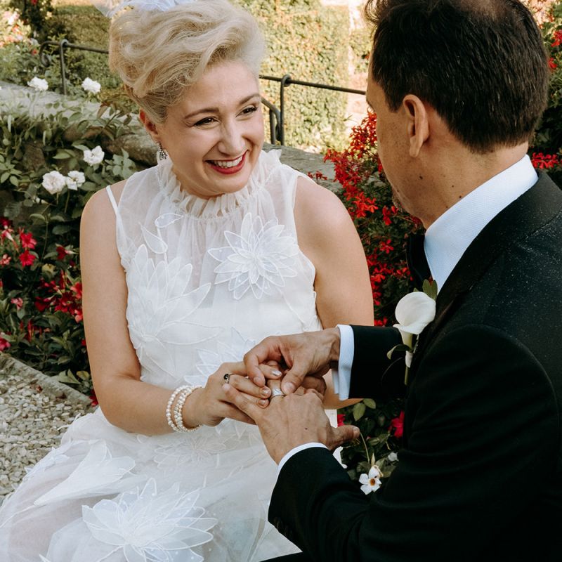 3D flower wedding dress from Viktor &amp; Rolf