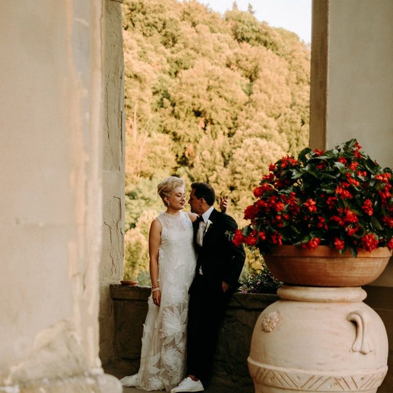 3D flower wedding dress for bride