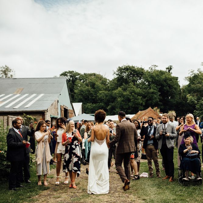Caribbean Influenced Wedding Kingsthorpe Lodge Barn With Steel Band And Bride In Maggie Sottero Images From Ania Ames Photography