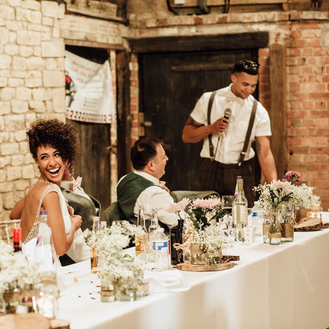 Caribbean Influenced Wedding Kingsthorpe Lodge Barn With Steel Band And Bride In Maggie Sottero Images From Ania Ames Photography