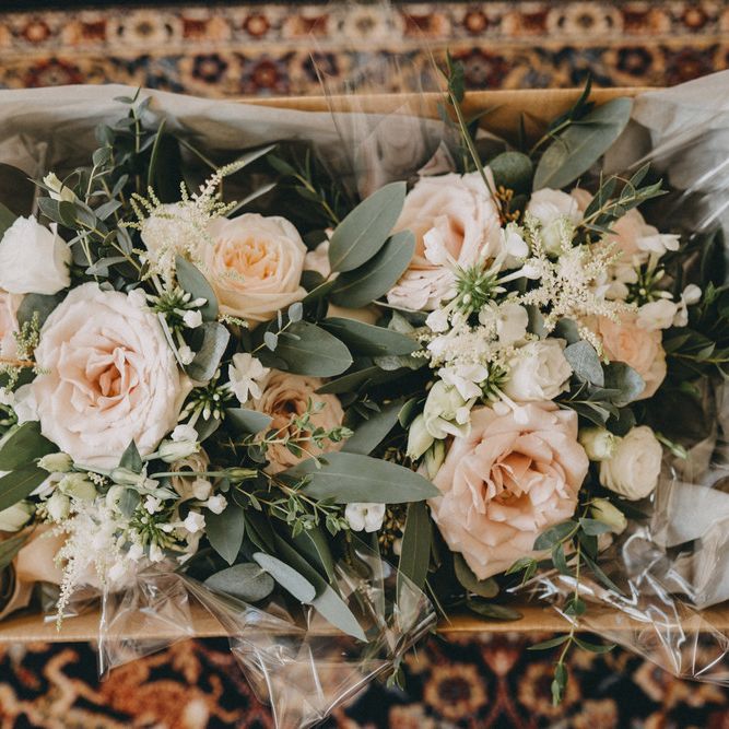Blush wedding bouquets