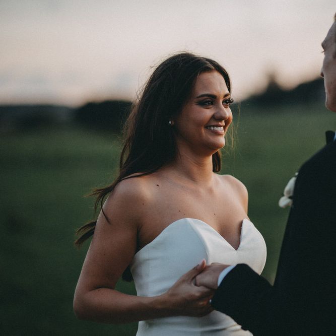 Bride and groom at Farbridge wedding venue