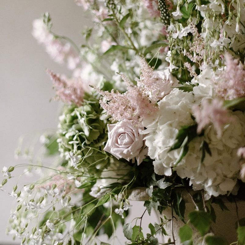 Pink And White Wedding Flowers