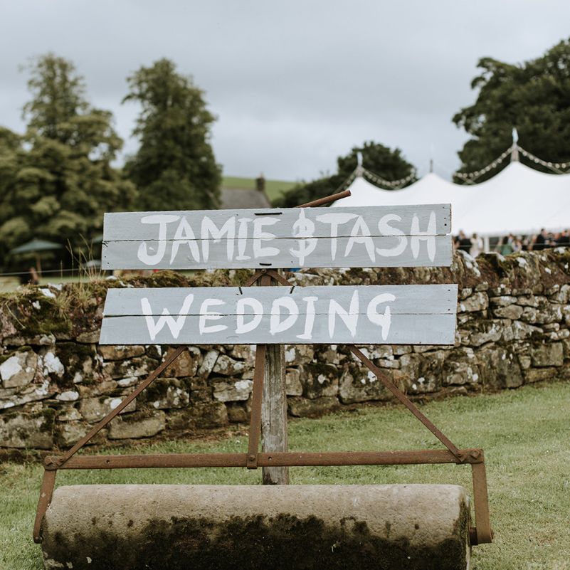 Wedding Welcome DIY Sign