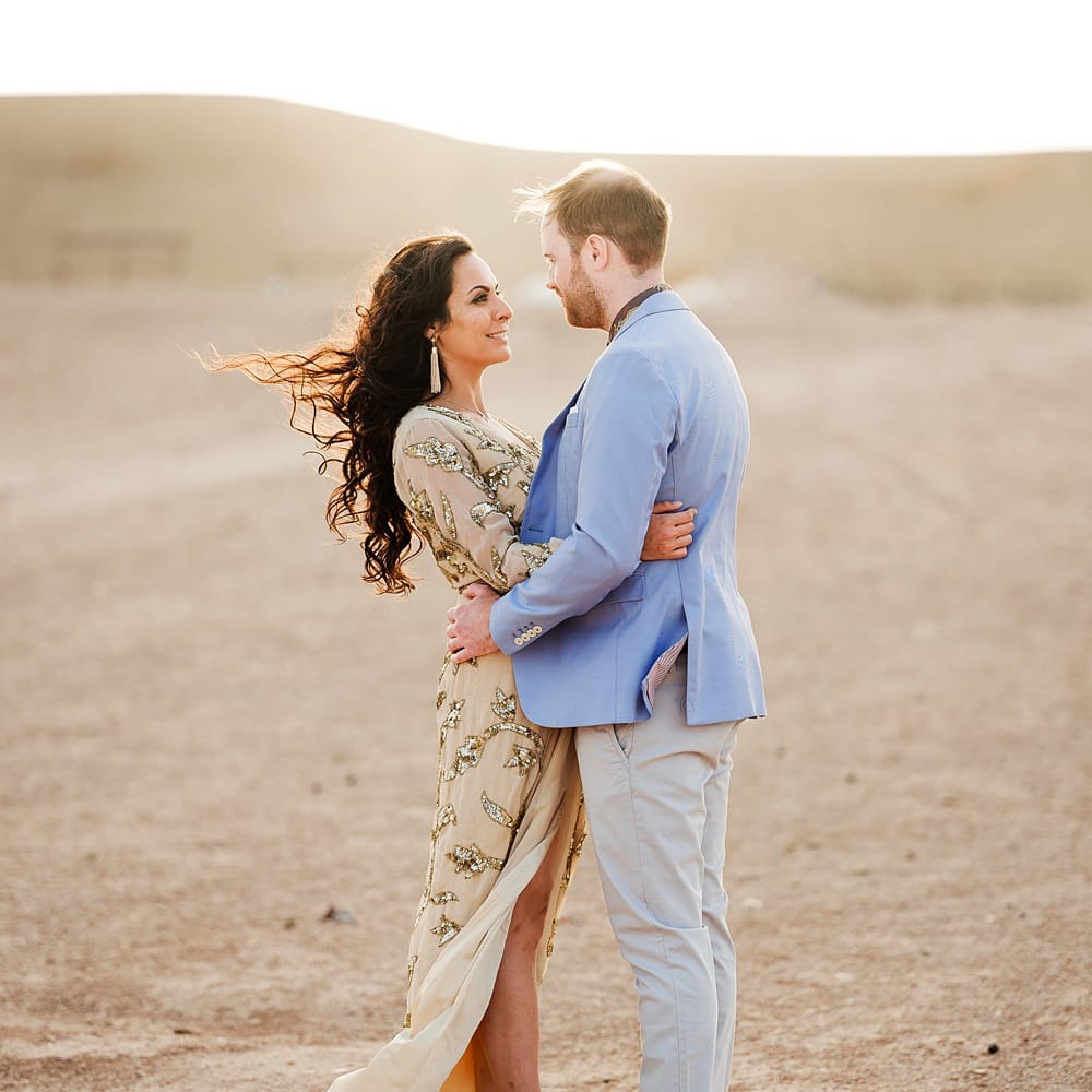 Scarabeo Desert Portrait | Paradise Destination Wedding at Jnane Tamsna in Marrakech, Morocco | Nordica Photography | Matteo Castelluccia Film