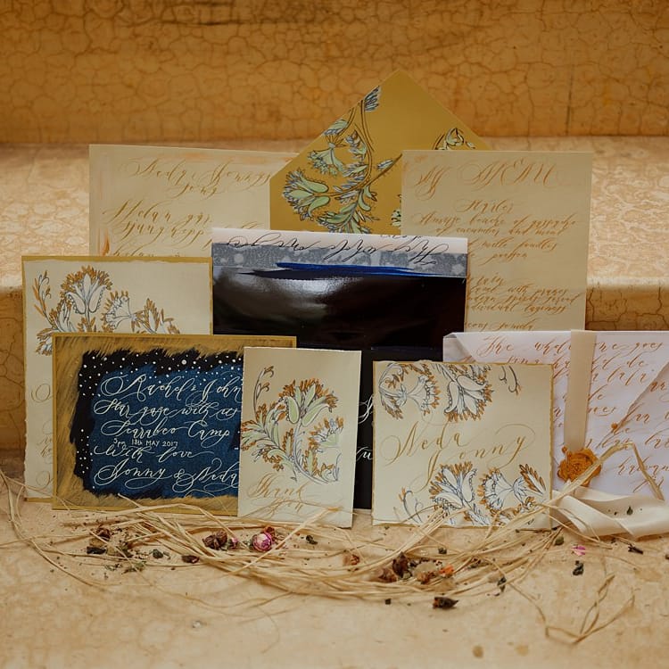 Wedding Stationery Suite | Paradise Destination Wedding at Jnane Tamsna in Marrakech, Morocco | Nordica Photography | Matteo Castelluccia Film