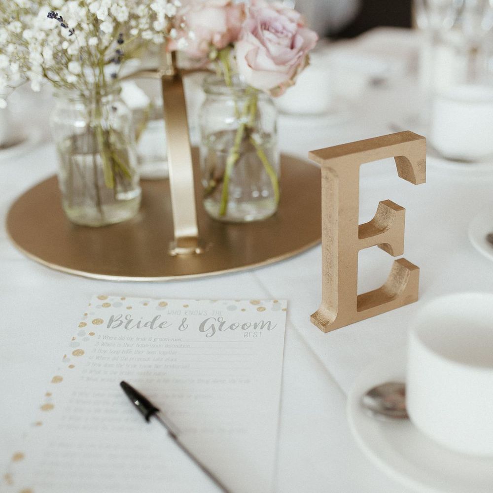 Wedding table decor at fusion wedding