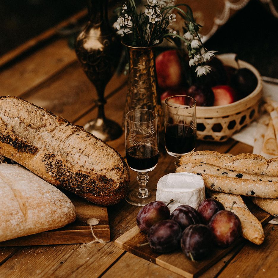 Grazing Table | Nude Bohemian Wedding Inspiration by Wonderland Invites &amp; Rock The Day Styling | Kelsie Low Photography