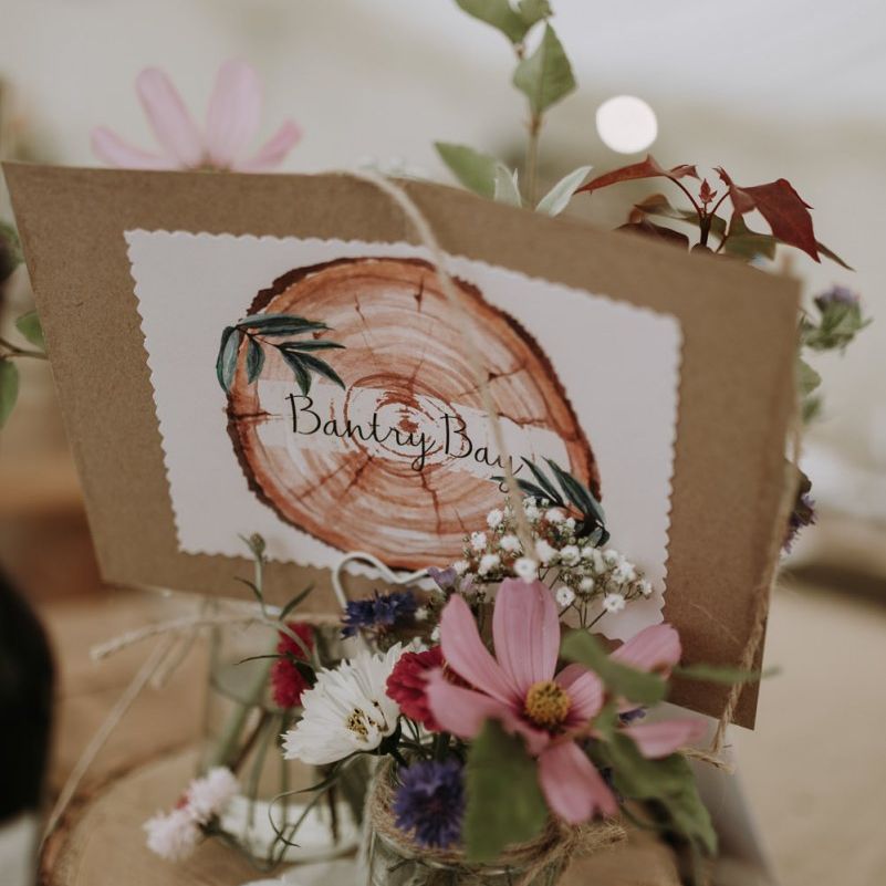 DIY table centrepieces at home garden for wedding celebration