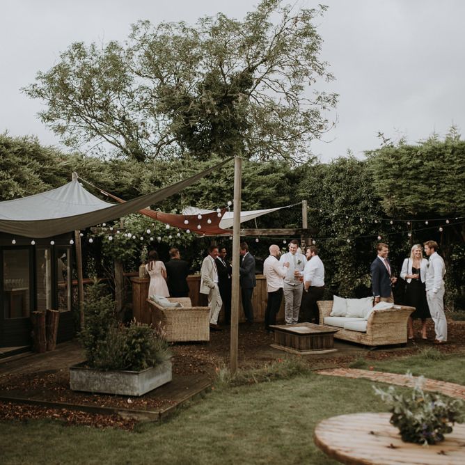 home garden for wedding celebration