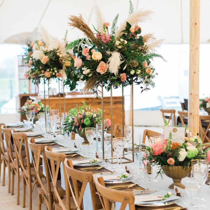 Tall Table Centrepiece Floral Arrangements