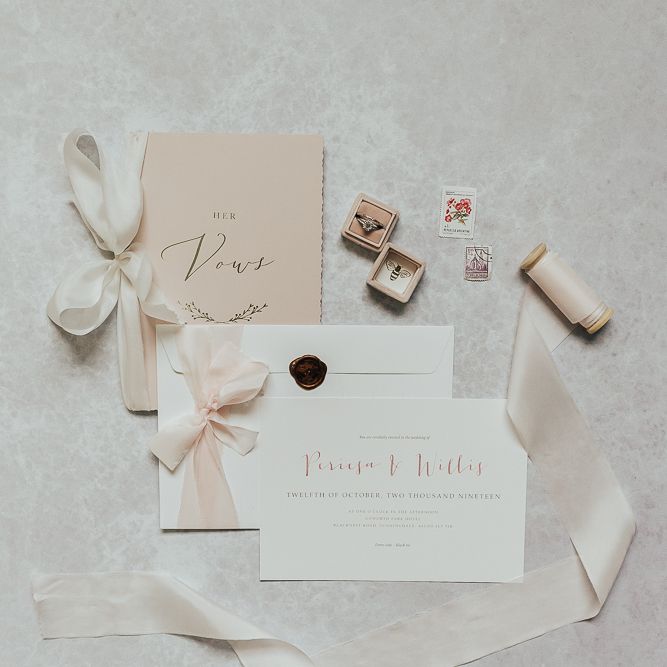 Wedding stationery by Lilac and White