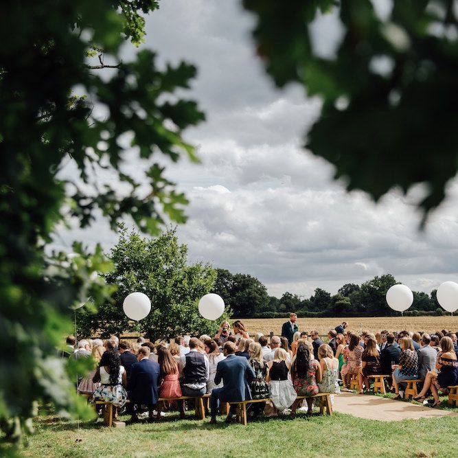 Outdoor Wedding Ceremony &amp; Tipi Reception Planned by Benessamy Events | Red on Blonde Photography