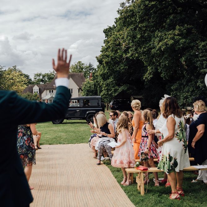 Outdoor Wedding Ceremony &amp; Tipi Reception Planned by Benessamy Events | Red on Blonde Photography