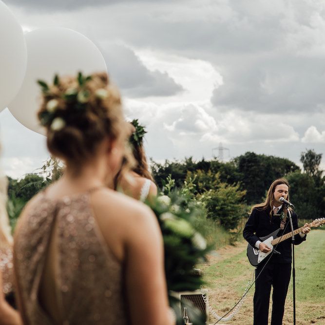 Wedding Ceremony | Outdoor Wedding Ceremony &amp; Tipi Reception Planned by Benessamy Events | Red on Blonde Photography