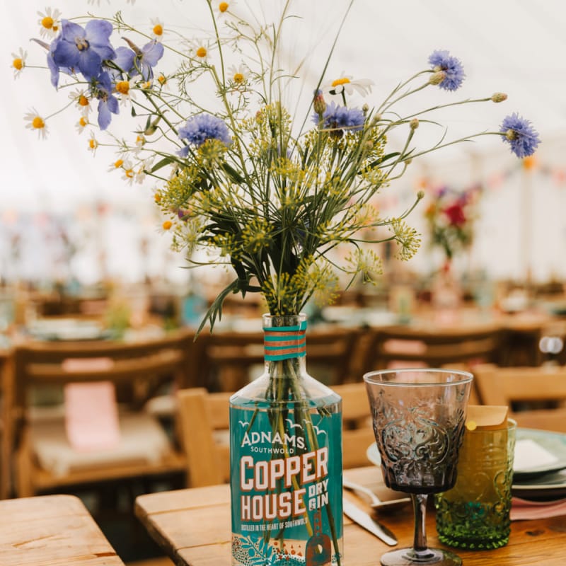 Wild Flowers in Bottles