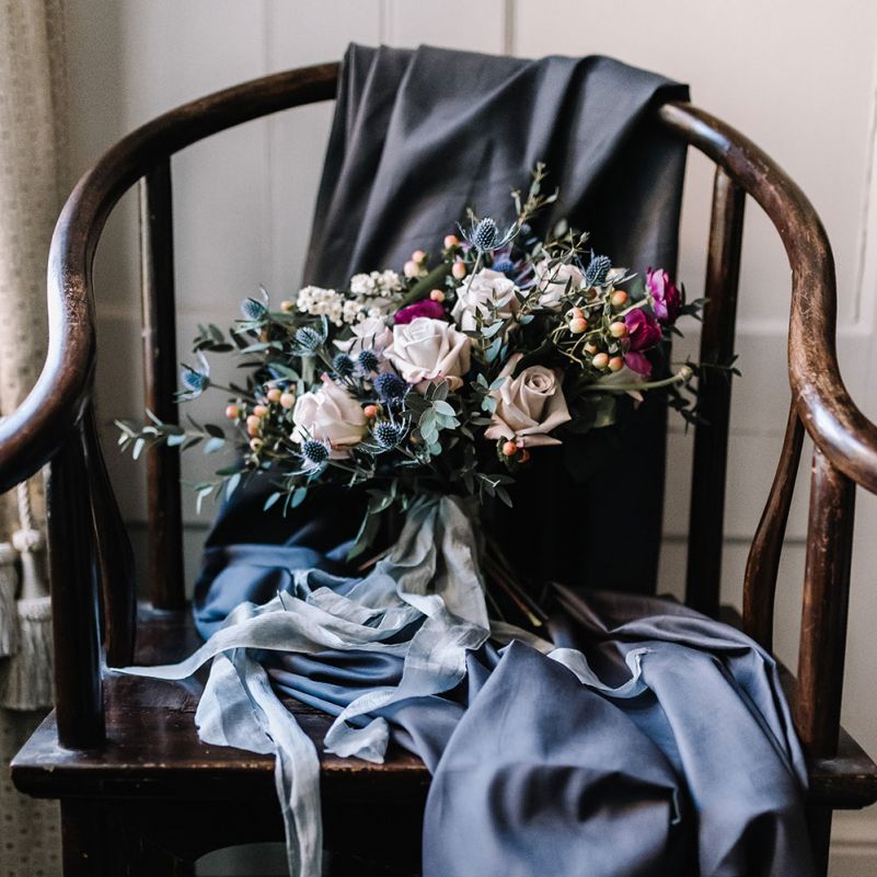 Beautiful autumn styled bouquet