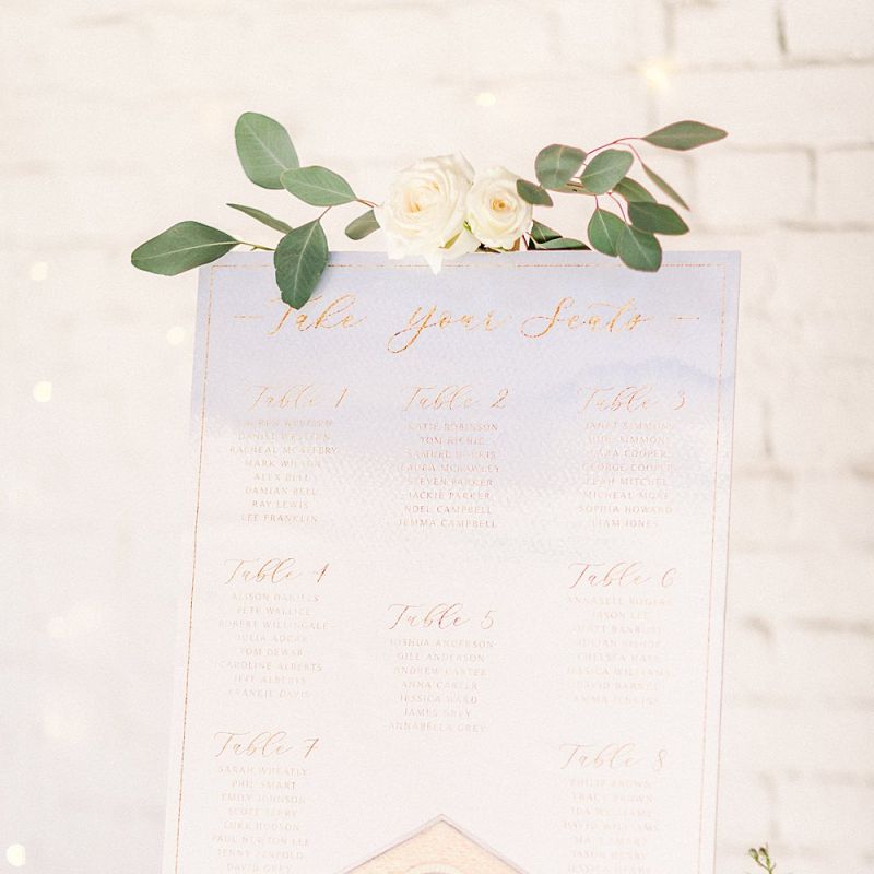 Lubell Designs Table Plan for Powder Blue &amp; Luxury Gold Wedding Inspiration Planned &amp; Styled by Hayley Jayne Weddings &amp; Events and Photographed by Terri &amp; Lori Fine Art Photography &amp; Film Studio