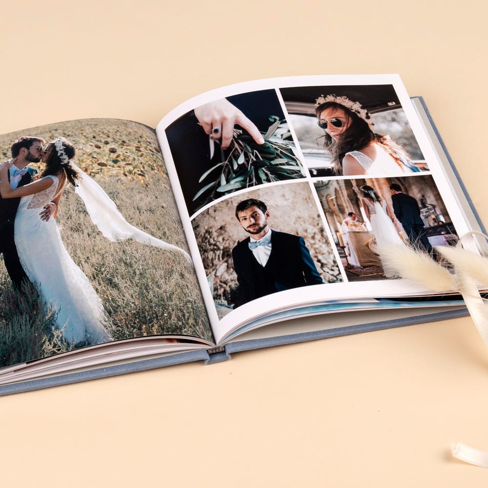 Hardcover Wedding Photo Album Book by Rosemood