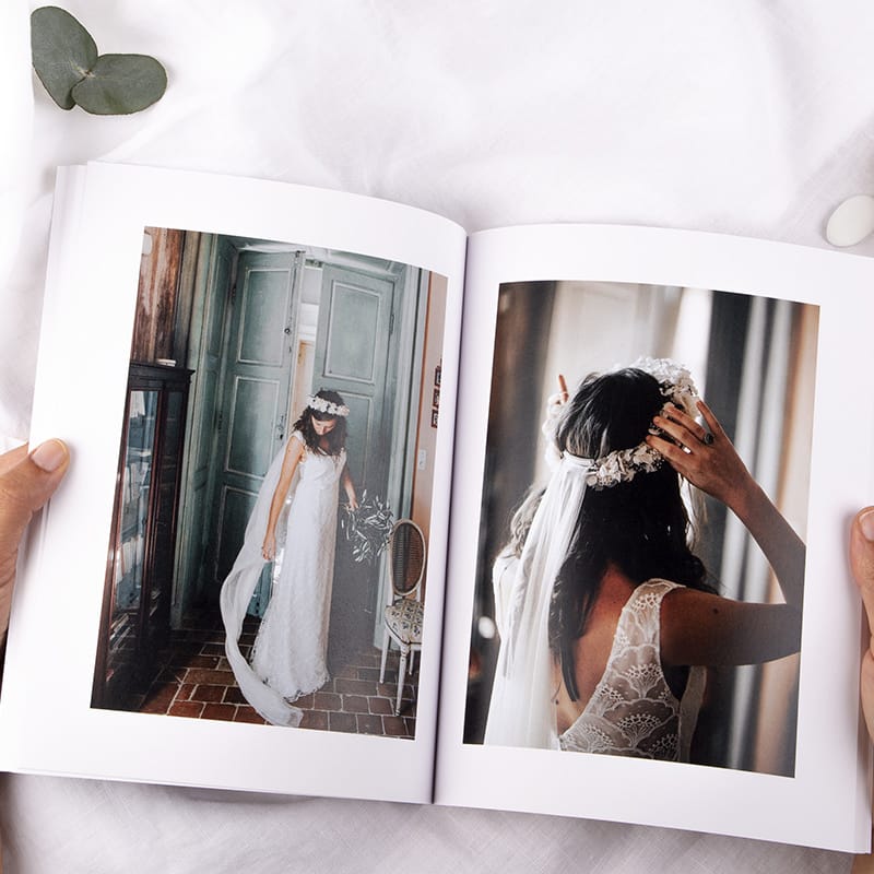 Softcover Wedding Photo Album Book by Rosemood