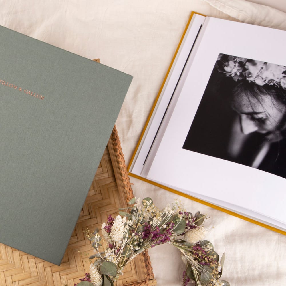 Personalised Wedding Photo Album Book by Rosemood