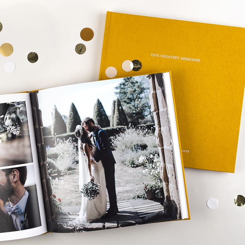 Personalised Wedding Photo Album Book by Rosemood