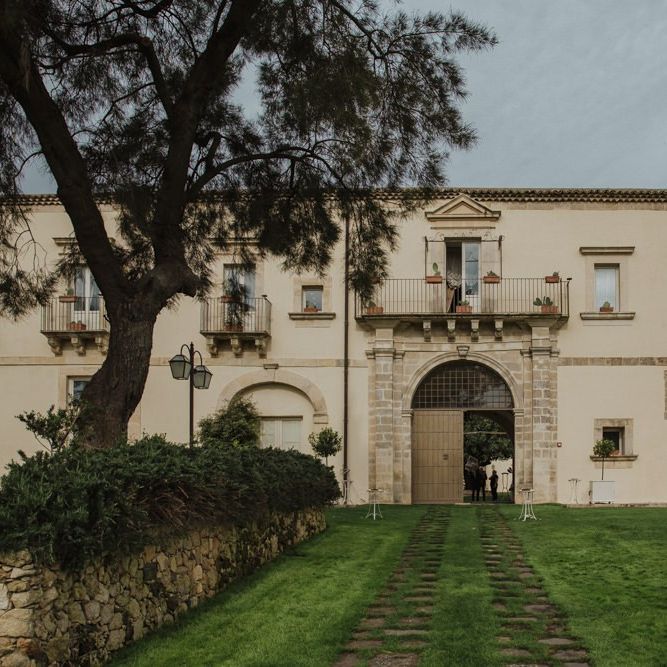 Sicily wedding with grey groom suit