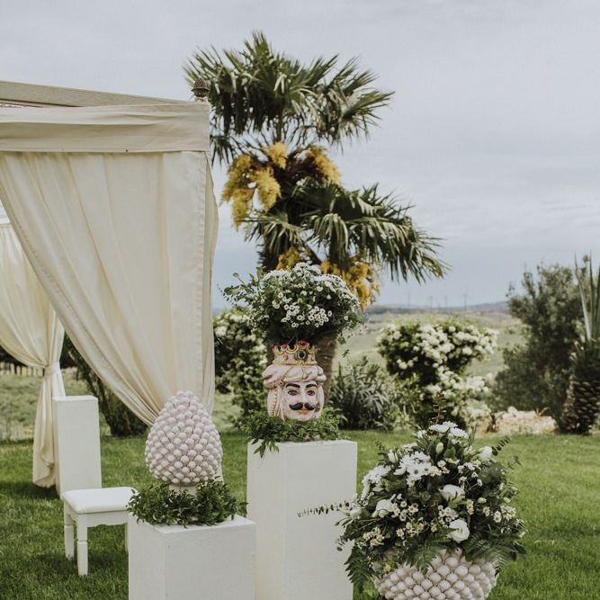 Sicilian wedding decor