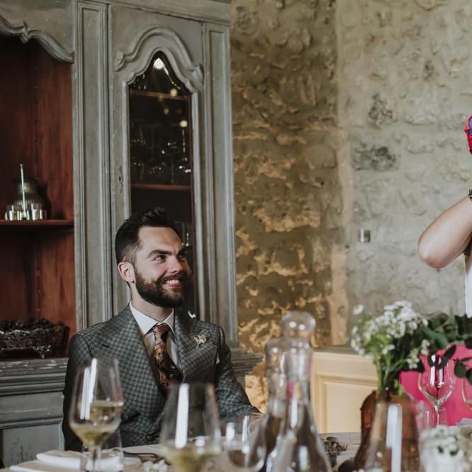 Emotional wedding speeches