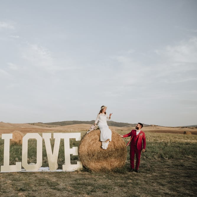 Laure de Sagazan wedding dress