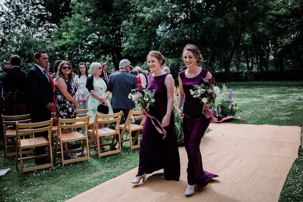 Purple Bridesmaid Dresses & Amazing Moon Gate - Wedding Inspiration Purple Bridesmaid Dresses & Amazing Moon Gate - Wedding Inspiration