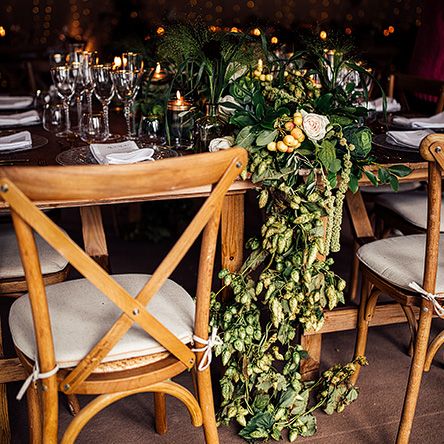 Foliage Wedding Flower Arrangement