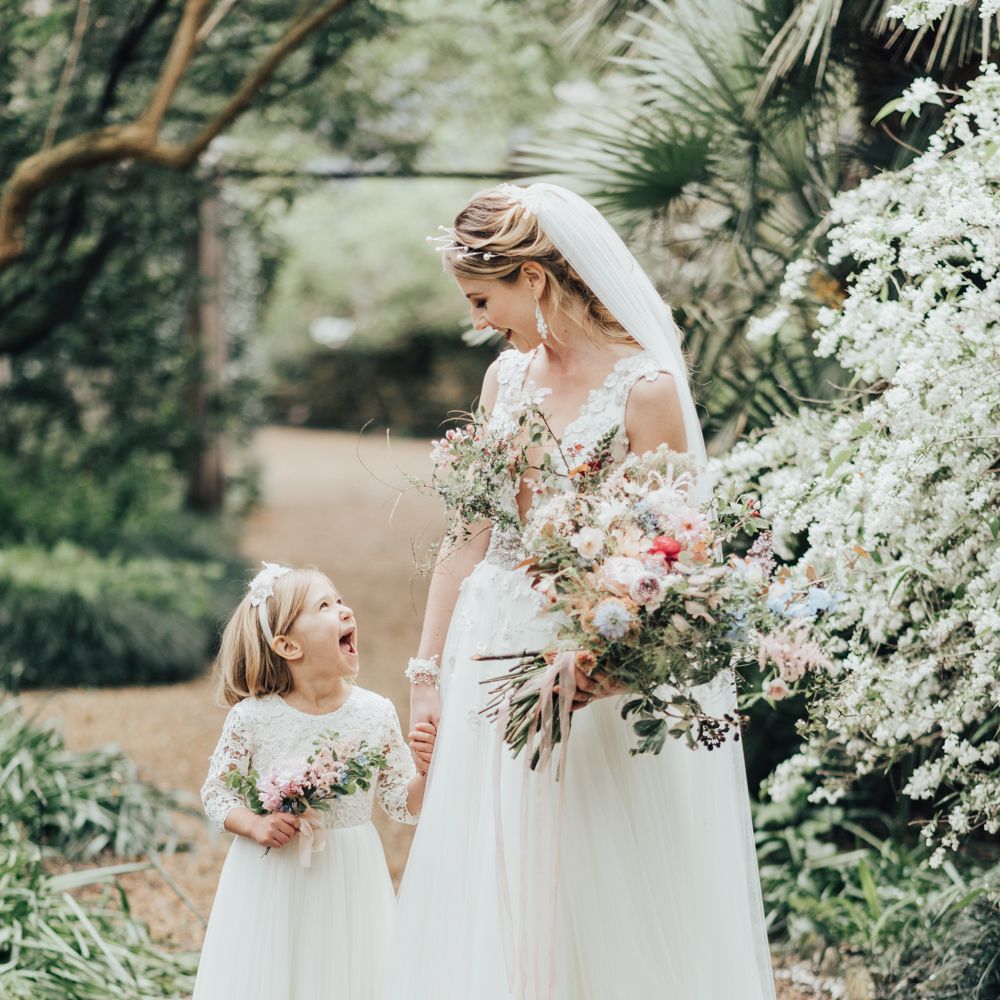 Disney Princess Bride Sleeping Beauty Inspired Wedding With Opulent Florals And Bride In Blush Pink With Images From Rebecca Carpenter Photography