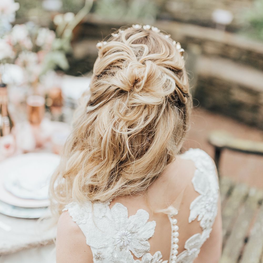 Disney Princess Bride Sleeping Beauty Inspired Wedding With Opulent Florals And Bride In Blush Pink With Images From Rebecca Carpenter Photography