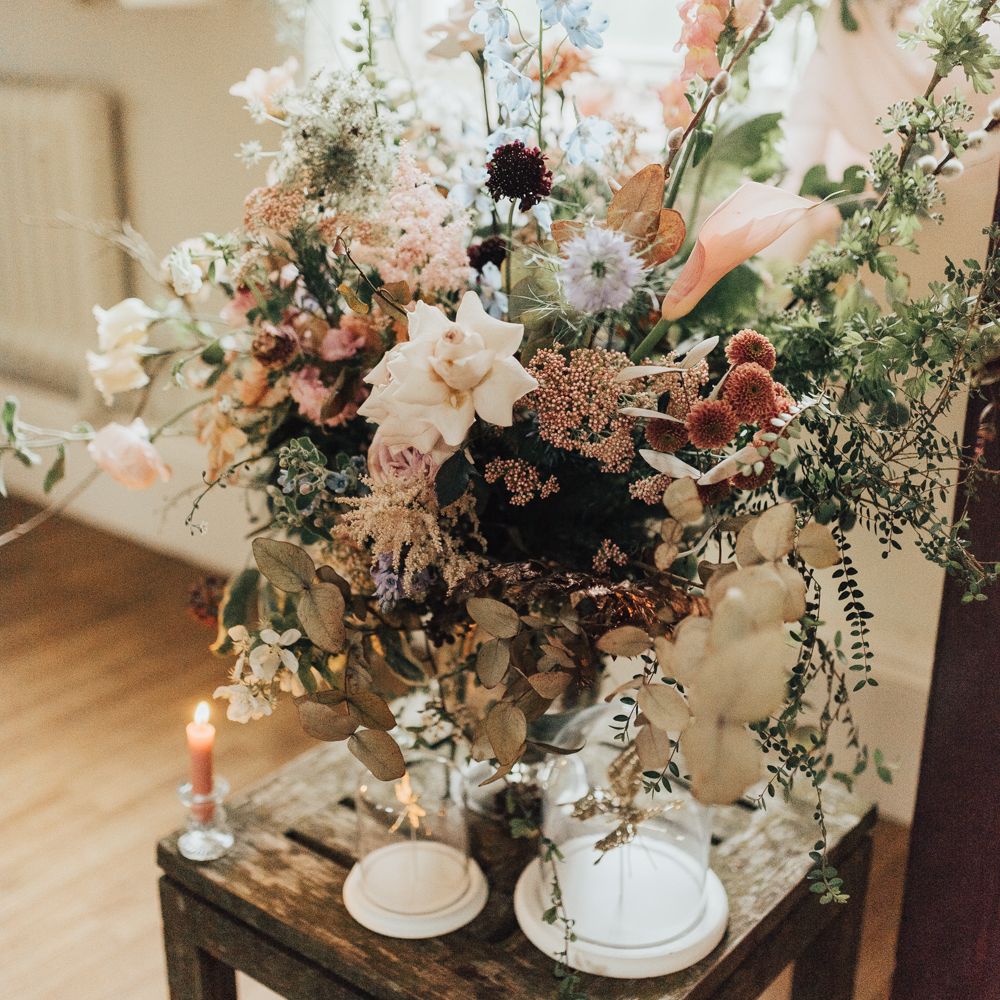 Wedding Decor Ideas // Disney Princess Bride Sleeping Beauty Inspired Wedding With Opulent Florals And Bride In Blush Pink With Images From Rebecca Carpenter Photography