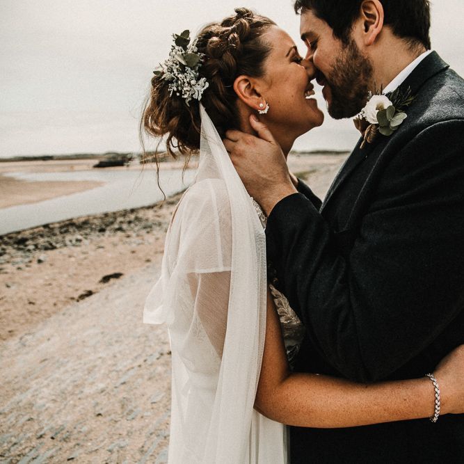 Veil – Noon on the Moon | Welsh Boho Wedding | Carla Blain Photography | Exclusive Hire of Plas Gwynfryn