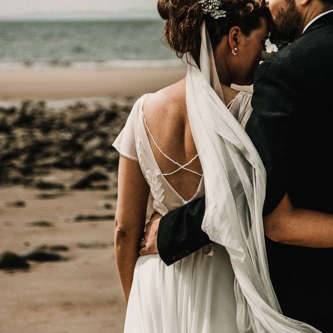 Veil – Noon on the Moon | Welsh Boho Wedding | Carla Blain Photography | Exclusive Hire of Plas Gwynfryn