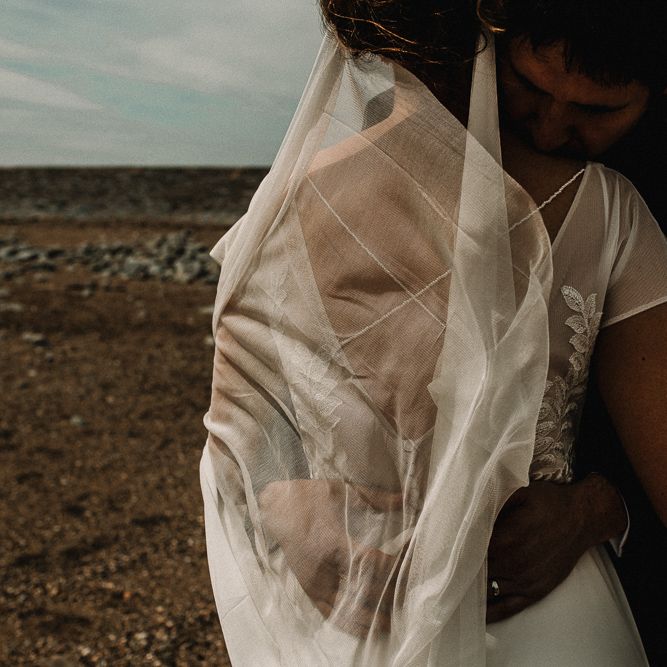 Veil – Noon on the Moon | Welsh Boho Wedding | Carla Blain Photography | Exclusive Hire of Plas Gwynfryn