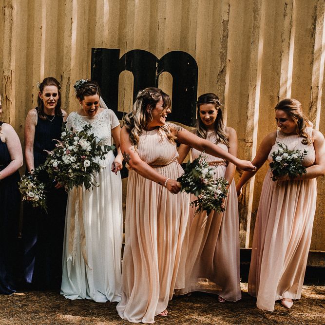 AlexVeil Bridal Gown | Welsh Boho Wedding | Carla Blain Photography | Exclusive Hire of Plas Gwynfryn