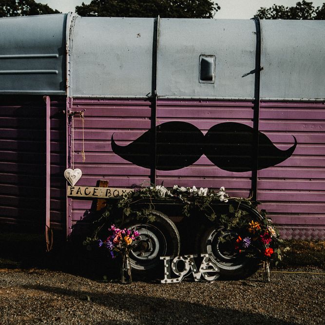 Photo Booth | Welsh Boho Wedding | Carla Blain Photography | Exclusive Hire of Plas Gwynfryn
