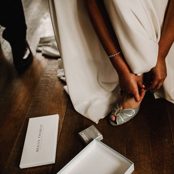 Rachel Simpson Shoes | Welsh Boho Wedding | Carla Blain Photography | Exclusive Hire of Plas Gwynfryn