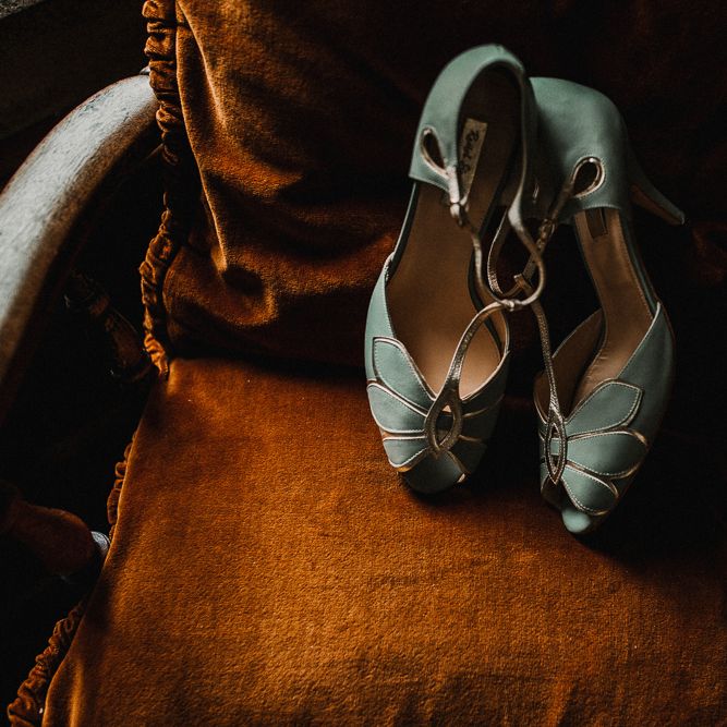 Rachel Simpson Shoes | Welsh Boho Wedding | Carla Blain Photography | Exclusive Hire of Plas Gwynfryn