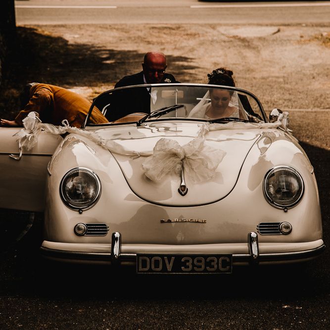 Wedding Car | Snowdonia National Park | Carla Blain Photography | Exclusive Hire of Plas Gwynfryn